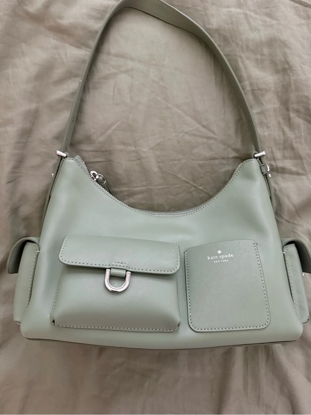 kate spade New York Sage Green Shoulder Bag cargo